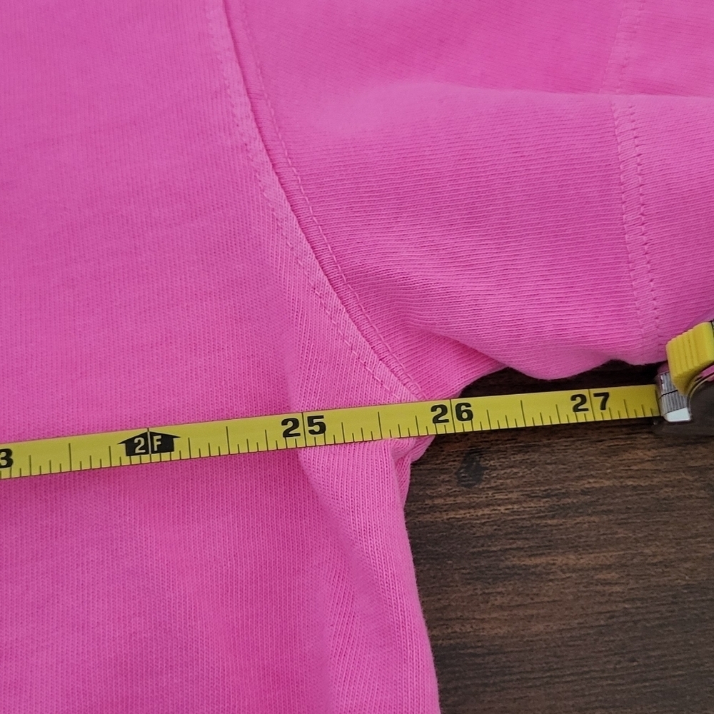 Short-Sleeve Vintage Tunic Flamingo Pink T-Shirt - Picture 7 of 8